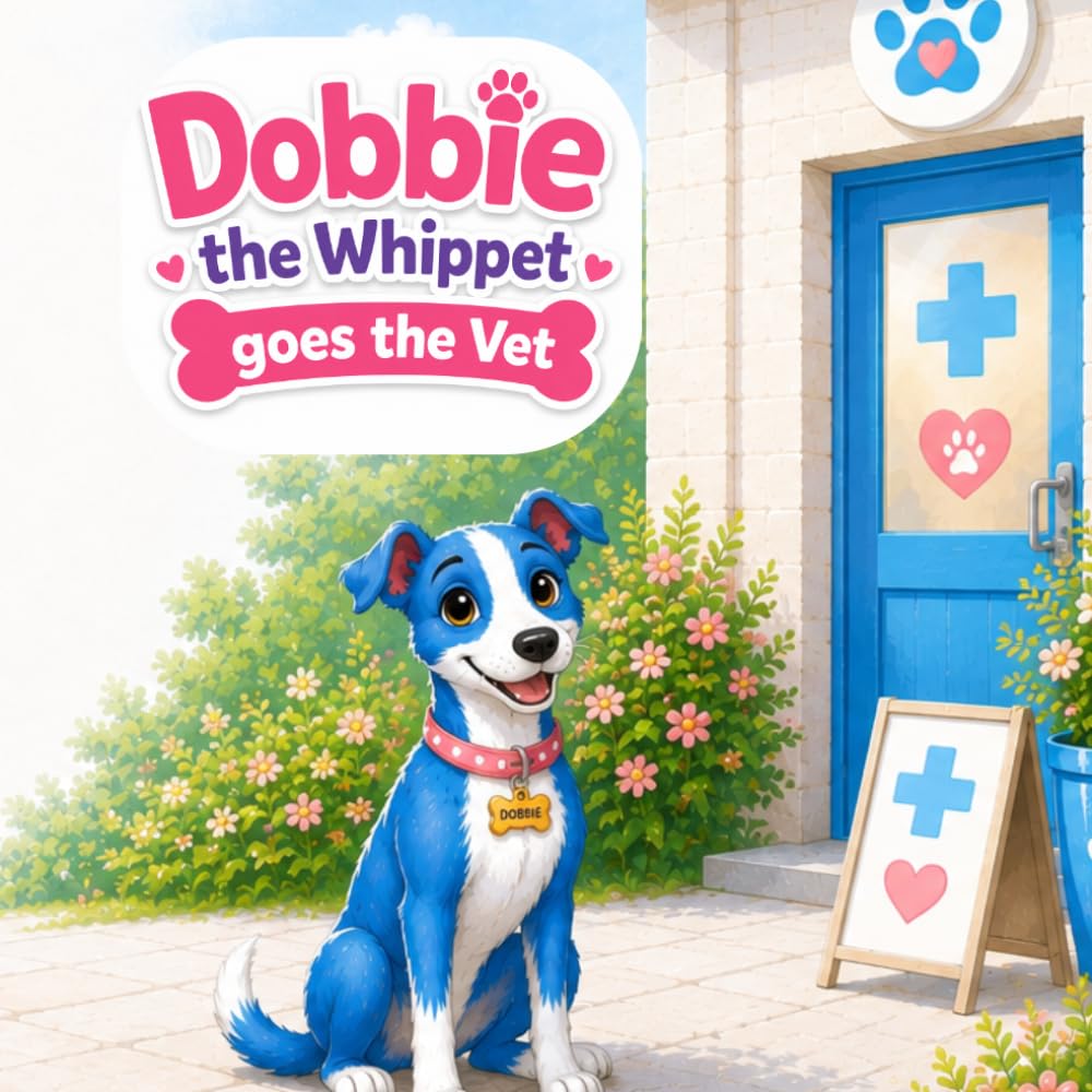 Dobbie the Whippet goes the Vet: A Cute and Simple Children’s Story About Courage, Love, and Feeling Safe. (Adventures of Dobbie the Whippet)