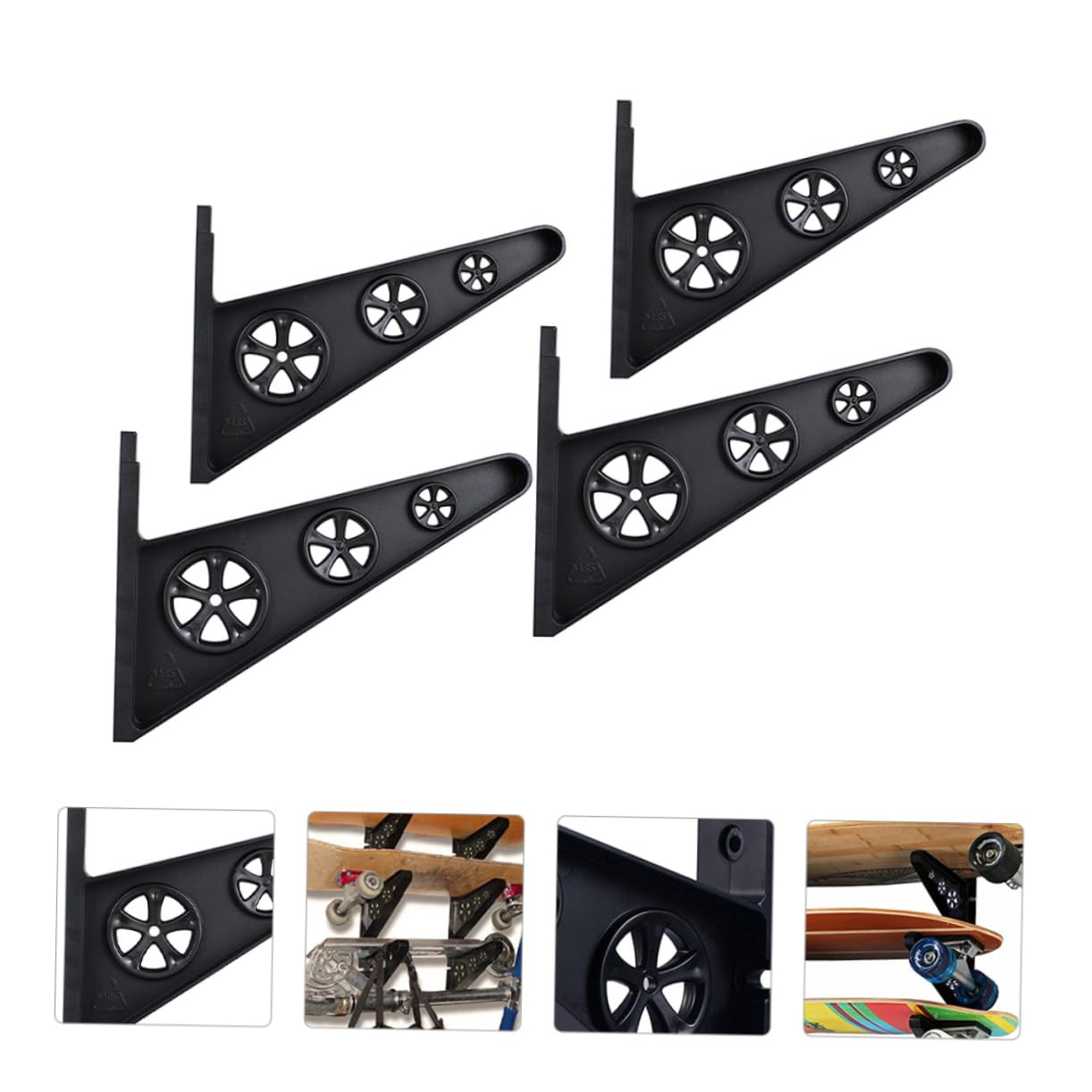 Hemoton Skateboard Umbrella Mount Display Stand Sturdy Wall Mount Rack for Home Shop