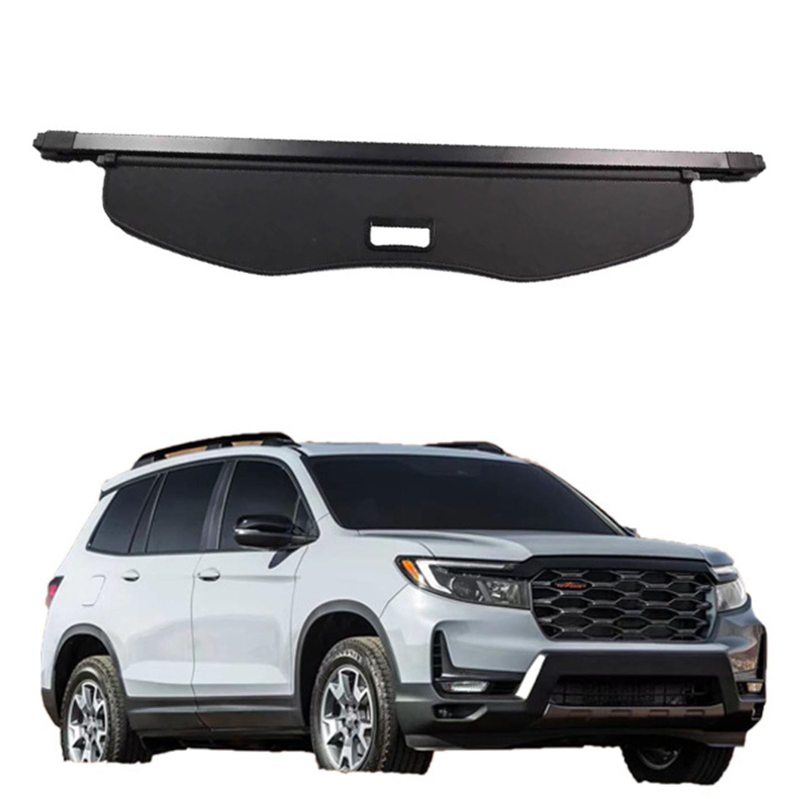 SXLGDW Car Retractable Rear Trunk Parcel Shelf,Compatible with Honda Passport 2019-2025,Car parts
