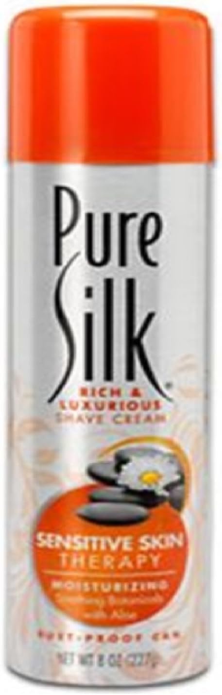 Silk Sensitive Skin Therapy Moisturzing Shaving Cream With Soothing Botanicals and Aloe