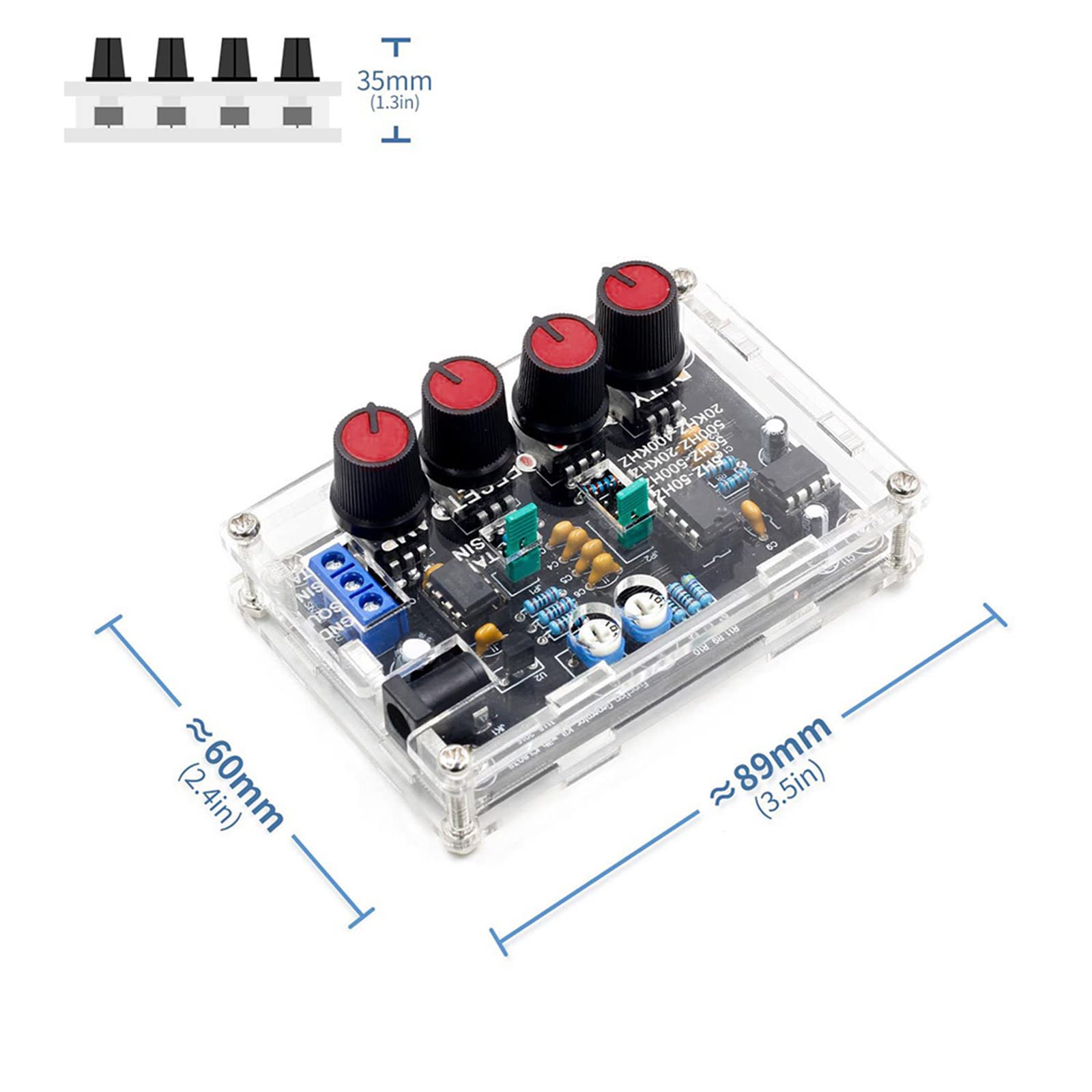 Amazon.co.jp: UNTERING 1 セット ICL8038 信号発生器正弦波三角
