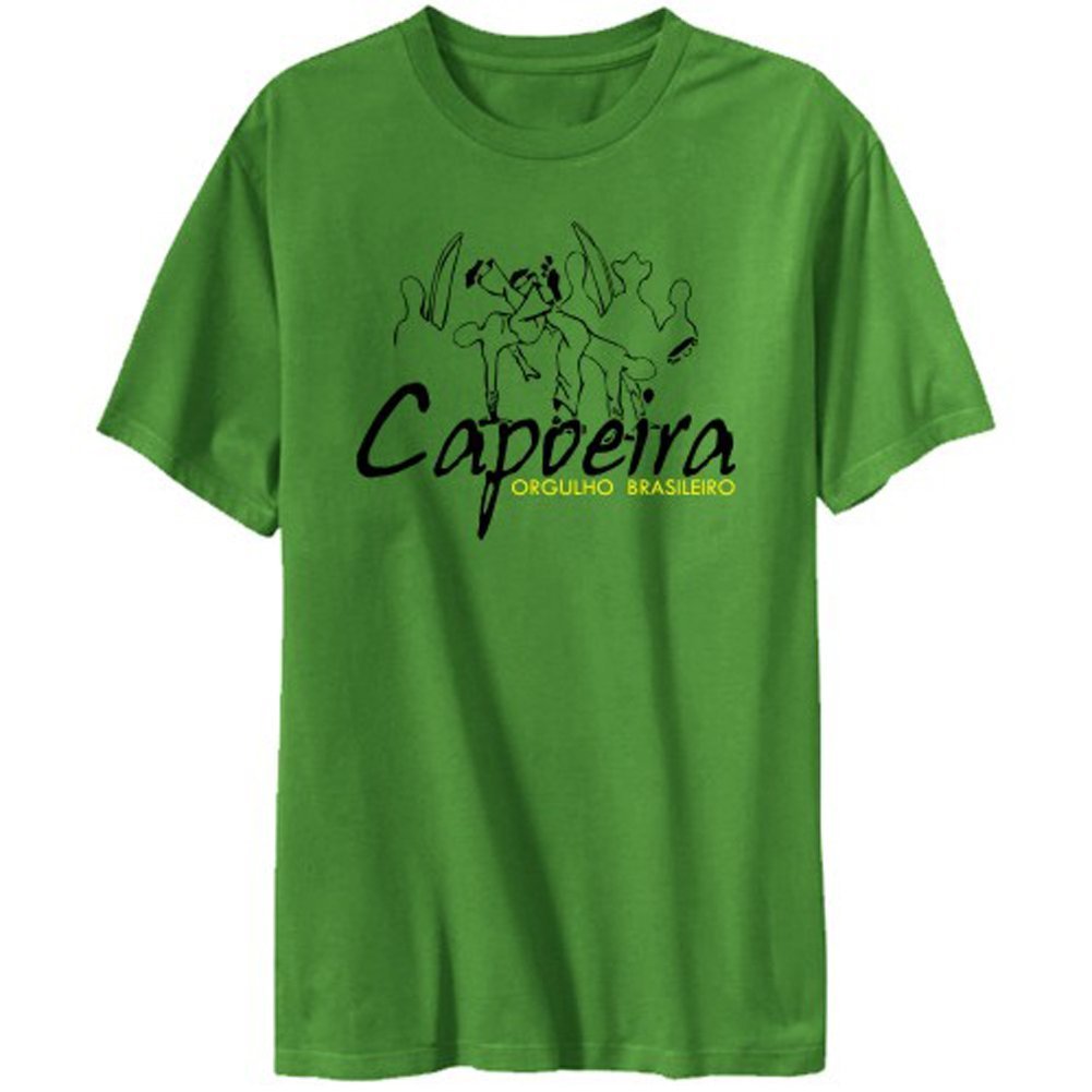 CELITAS DESIGN T-Shirt Capoerira Orgulho Brasileiro mens green