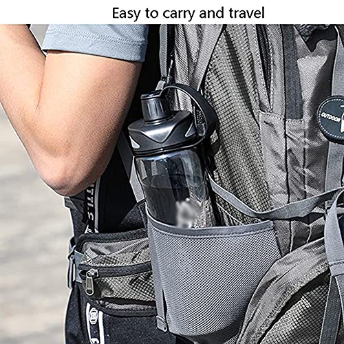 Waterfles Waterfles Plastic Waterfles Screw-on Cap Sports Waterfles voor Camping Wandelen Travel Sports Outdoors Fles (Kleur: Oranje) - Image 7