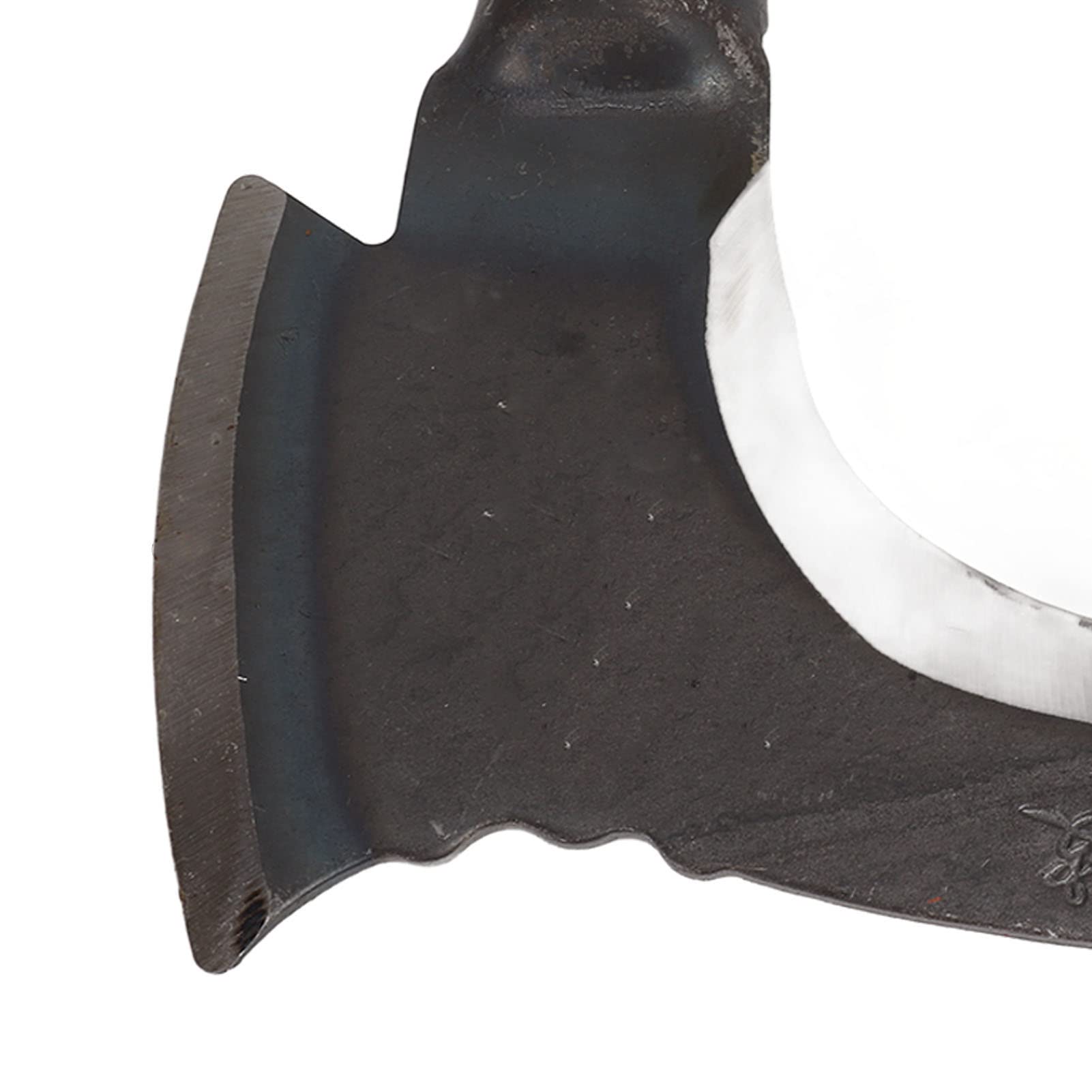 Bewinner Double Faux, Double Faucille en Acier à Haute Teneur en Manganèse, Double Faucille Facile et Confort, Outil de Jardinage Idéal pour la Coupe de L'herbe en Plein Air, la Taille (Tête de coupe