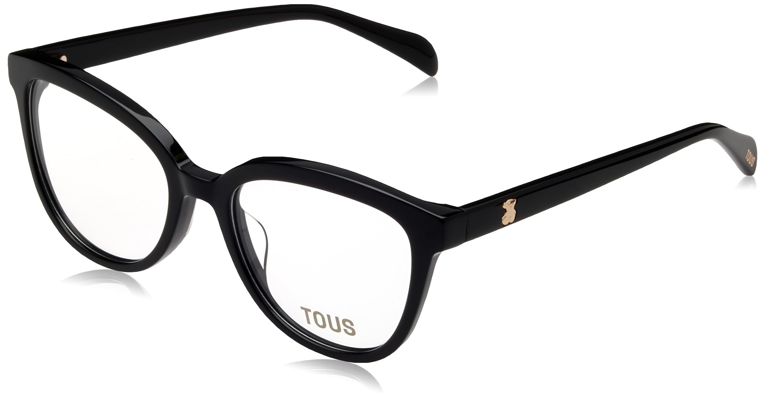 TOUS Eyeglass Frame VTOB93 Shiny Black 53/18/135 Lunettes pour femme, Noir brillant, 53/18/135