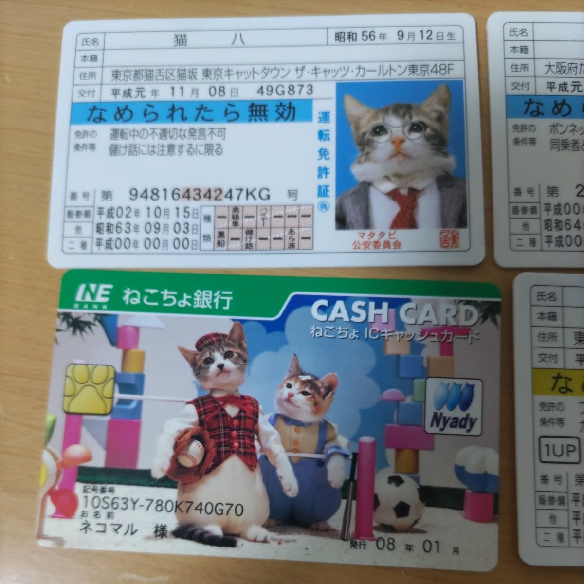 Amazon.co.jp: なめ猫 昭和レトロ カードコレクション 免許証