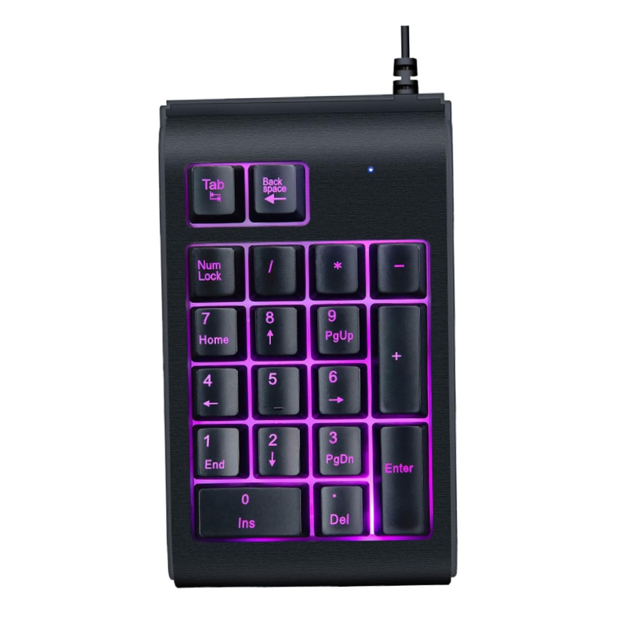 Pavé numérique mécanique USB autonome pour ordinateur portable noir - 8