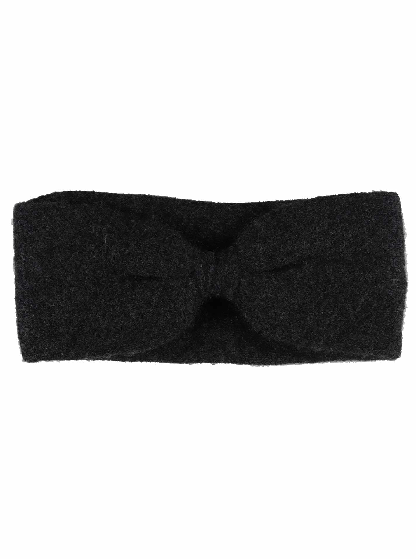 Zwillingsherz Stirnband aus 100% Kaschmir - Hochwertiges Kopfband im Uni Design für Damen Frauen Mädchen - Wolle - Haarband – warm und weich perfekt für Frühjahr Herbst Winter - anth