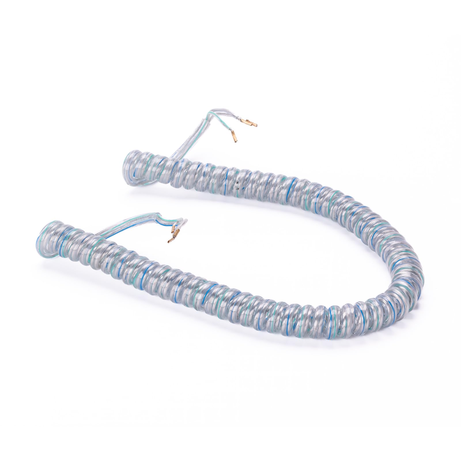Cable en espiral de 3 hilos transparente elástico y seguro para renovar tus lámparas 5
