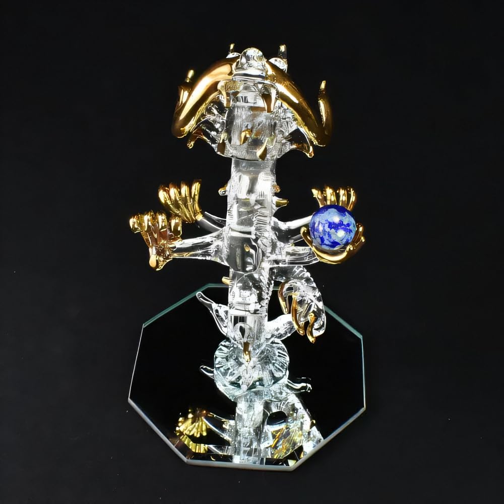 【特価商品】フォーカート かわいい 手作り ガラス細工 天然石 昇り龍(ラピスラ Amazon.co.jp: フォーカート かわいい 手作り ガラス細工 天然石 昇り