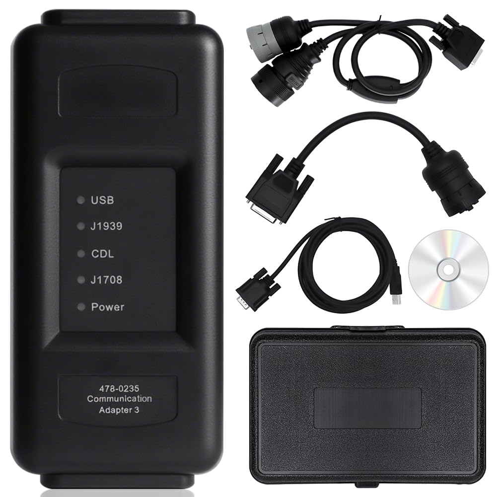 478-0235 538-5051 ET4 Communication Adapter 3 Tool ET-4 IV Diagnostic Adapter 2019C Version for CAT Heavy Equipment with 6 & 9&14 Pins Cable 478-0235-image-23