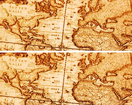 Ancient World Map - Cake Side Strip - Edible Cake/Cupcake Party Topper - D22391
