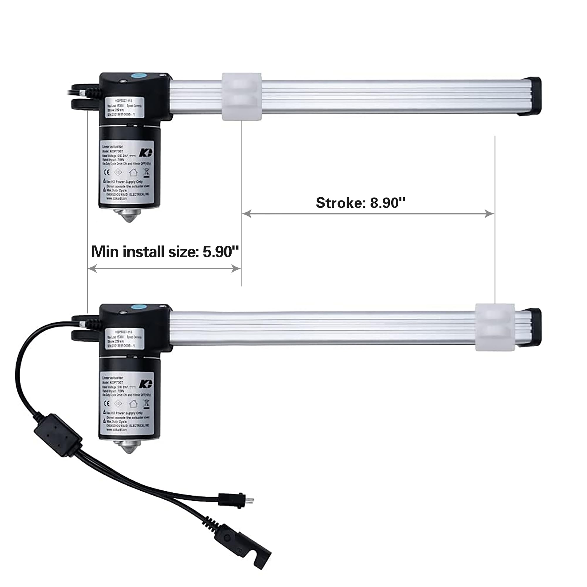 Power Recliner Mulin Motor Actuator Model ML8 ML8-205B1 Replacement Power Recliner Mulin Motor Actuator Model ML8 ML8-205B1 Replacement
