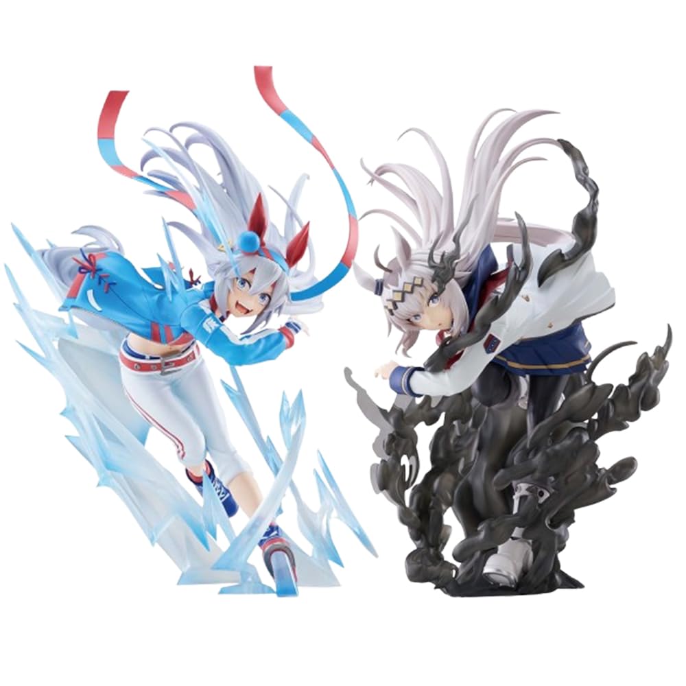 Tongyundacheng Tamamo Cross Anime Figure Oguri Cap Action Figure PVC Model Statue Collectible Anime Decoration Manga Desktop Ornaments Gaming Fan Gifts