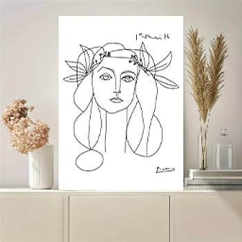 Picasso アート 洋書 PABLO PICASSO (after) - Busta De Femme Au Chapeau - Signed