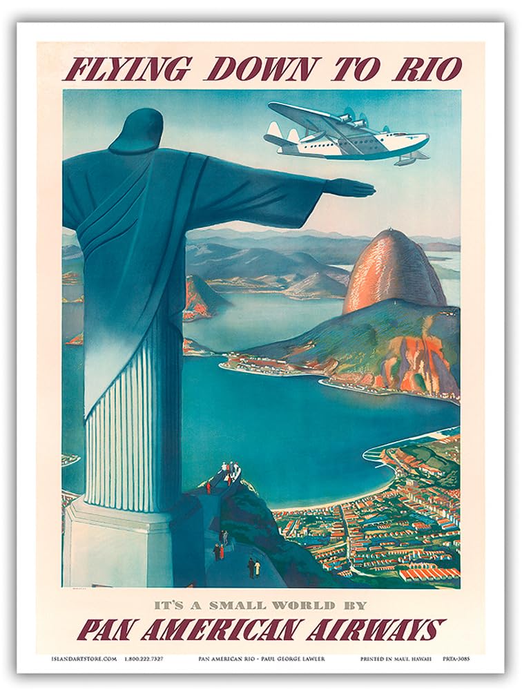 Amazon.com: Flying Down to Rio Brazil - Christ the Redeemer Statue