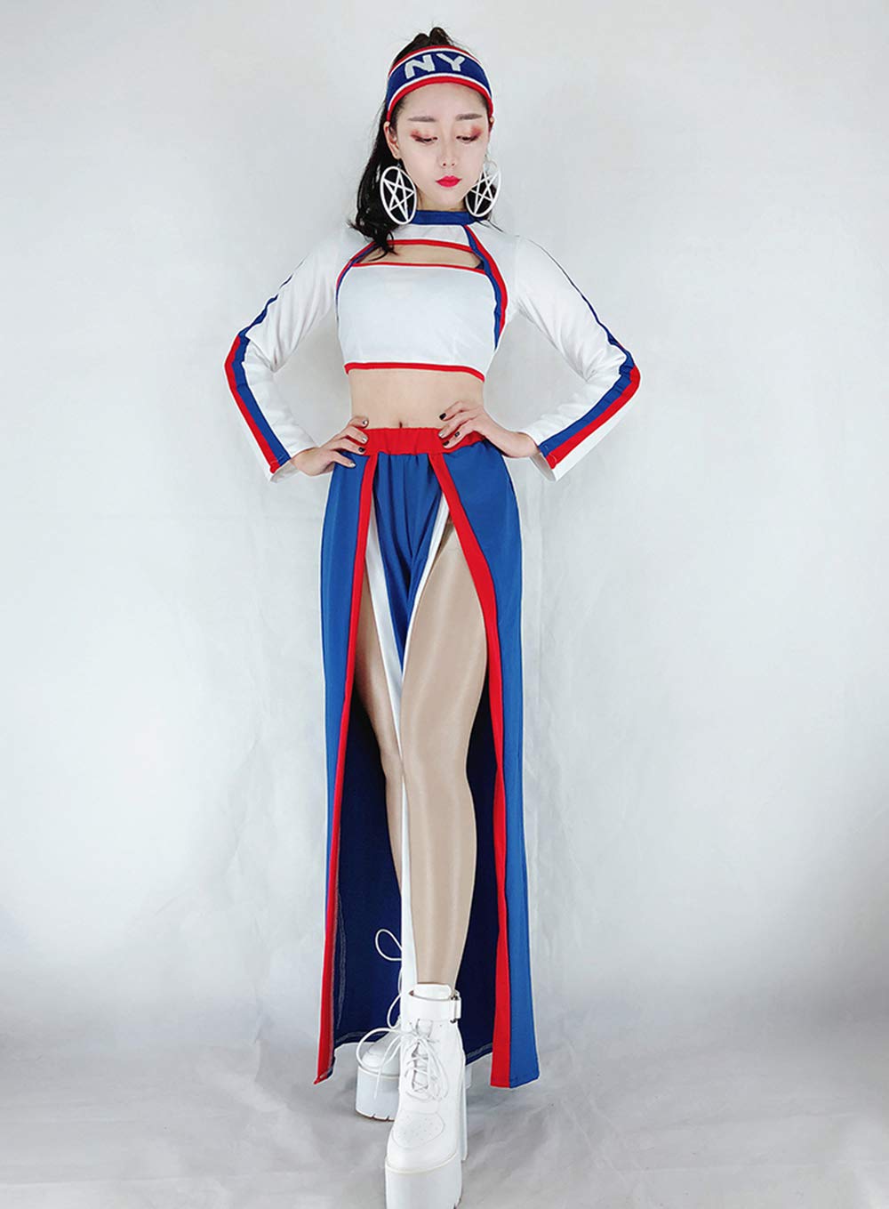 Amazon | チアガール レディース コスプレ衣装 コスチューム チア