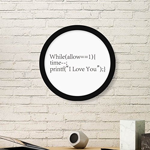 Peintures accueil programmateur amour cadre rond noir déco bureau terne - 2