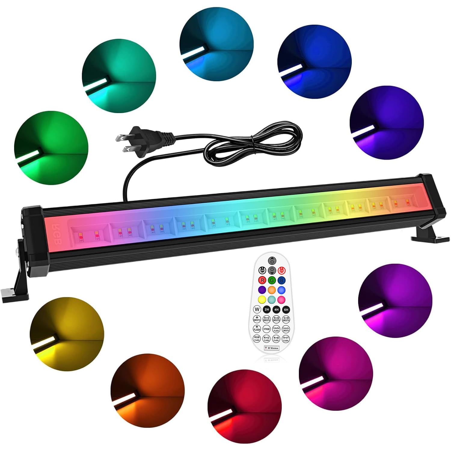 6台-10W LED投光器RGB リモコン付き 調光調節 広角イルミネーション Amazon.co.jp: MEIKEE RGB投光器 LED 雰囲気 42W 水槽ライト 屋外