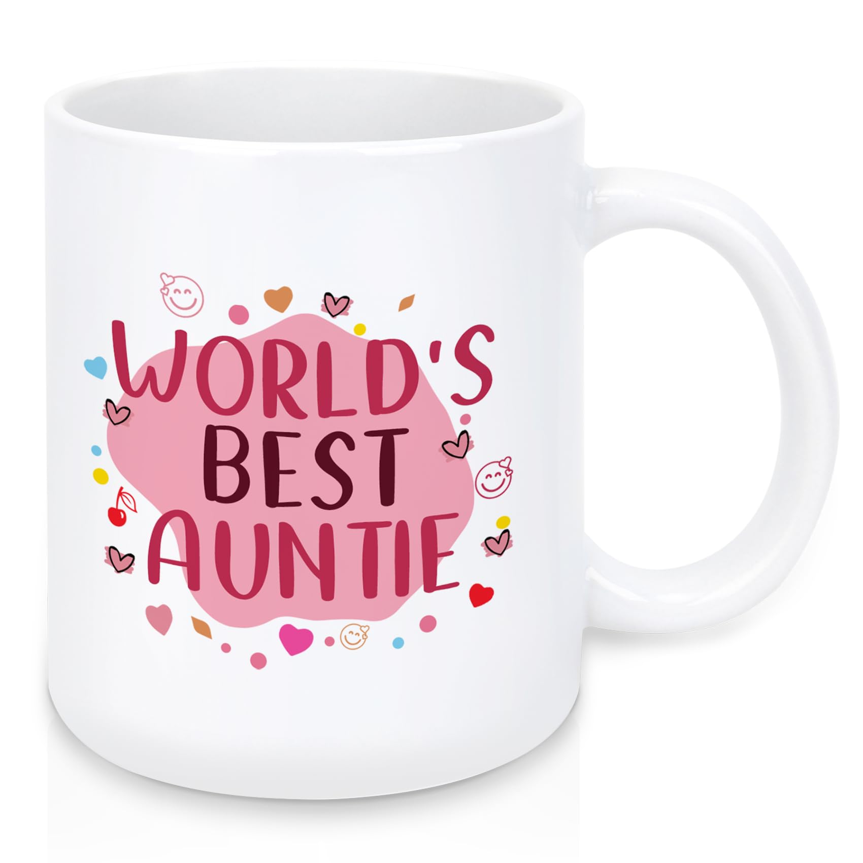 EGHTvmok Auntie Birthday Gifts,Auntie Gifts,Personalised Mother's Day Presents for Aunties from Nephew Niece Aunt Gift Christmas Xmas Valentines Retirement Thank You Aunty Mug Coffee Cup