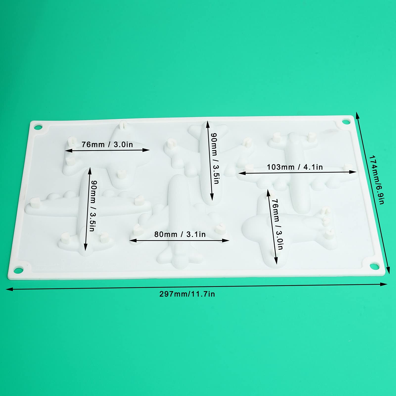 Stampi Per Torta Fondente In Silicone Forma Di Aeroplano Fondente Stampo In Silicone Fai Da Te Decorazione Al Cioccolato Torta Strumento Di Cottura