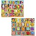 Melissa & Doug Wooden Chunky Puzzles Set - Alphabet and Numbers