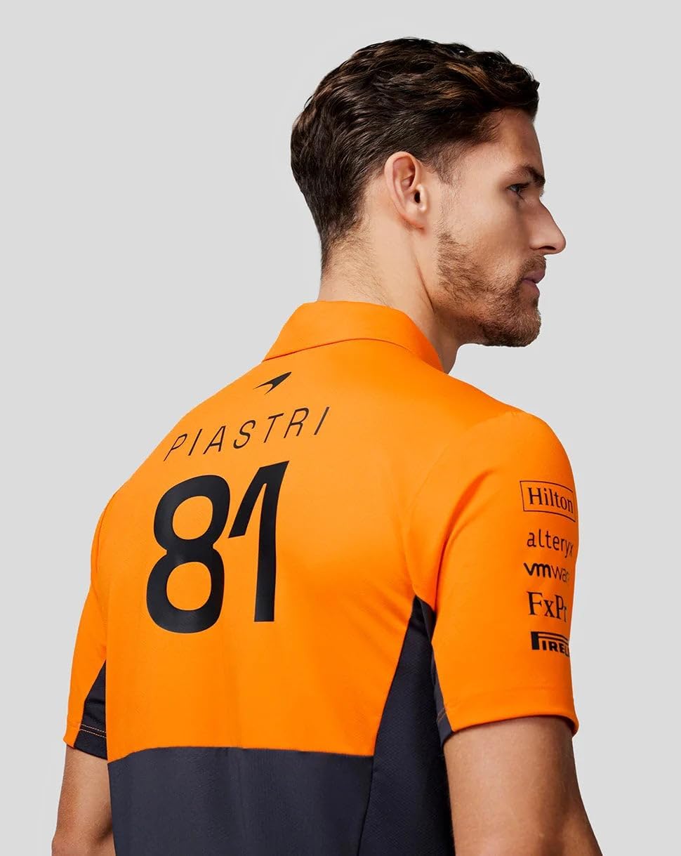 McLaren F1 Men's Oscar Piastri Team Drivers Polo Shirt