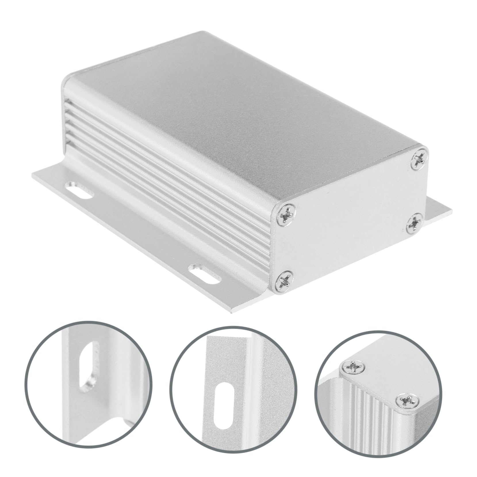 Lurrose Boîte De 5 Pièces Coque en aluminium projet petit réparation boîtier de boîtier