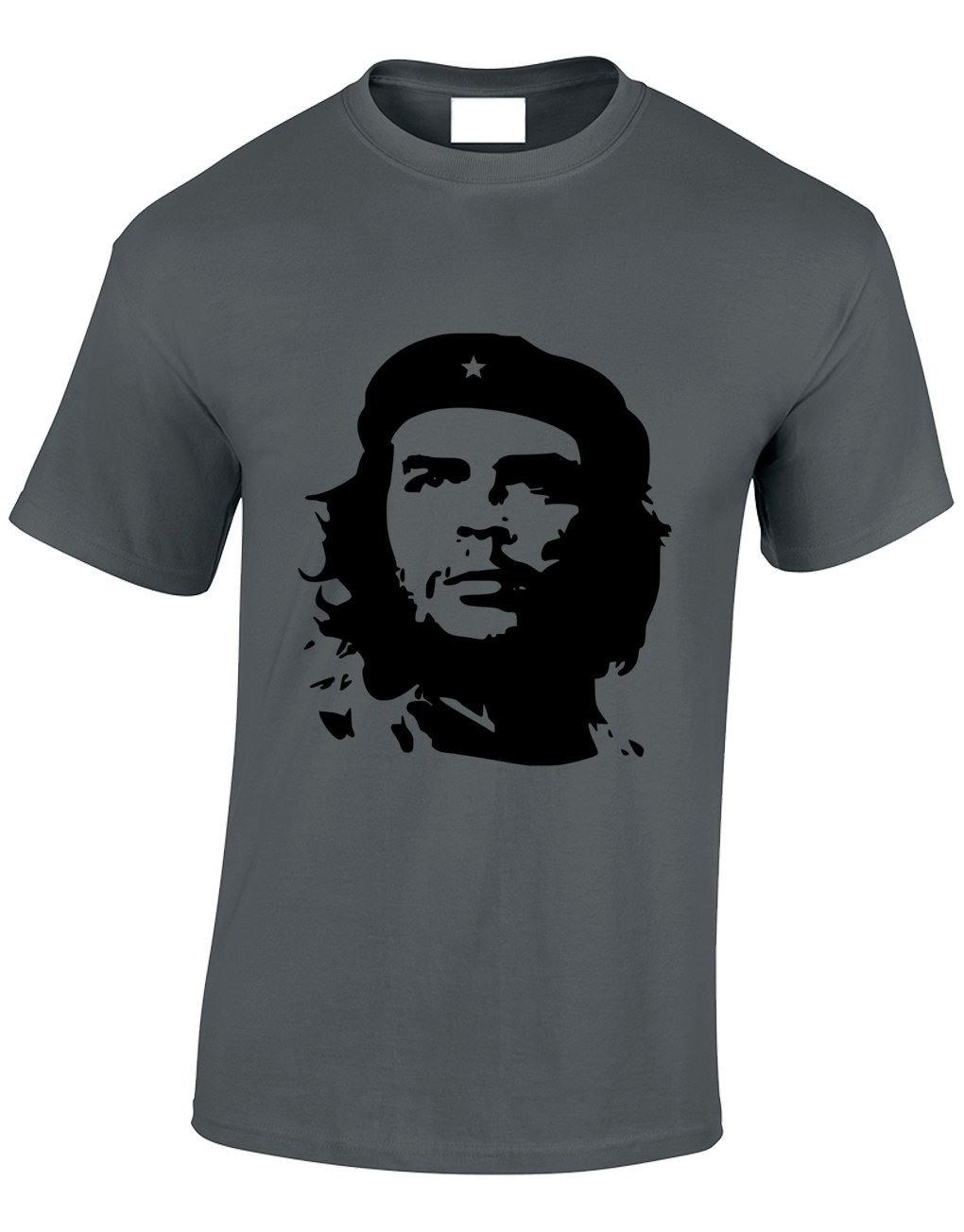 Crown Designs Che Guevara Iconic Image Novelty Gifts for Men & Teenagers T-Shirts Tops - Charcoal/Large