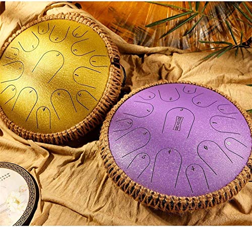 Tambor Steel Tongue Drum 33 cm 15 Notas con Accesorios miniatura 5