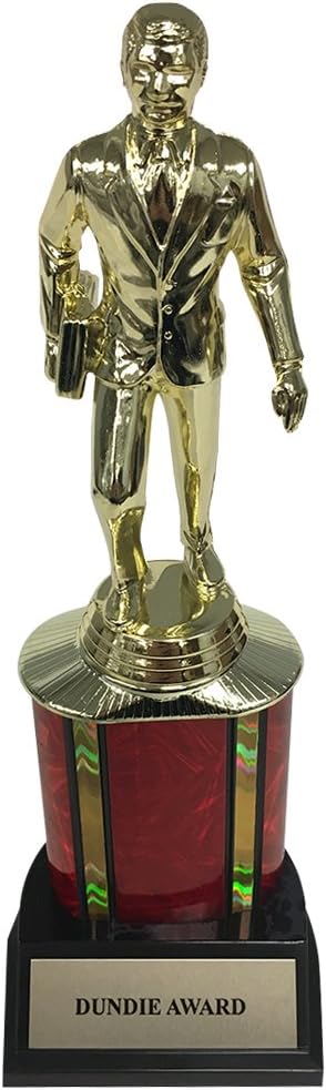 My Party Shirt Dundie Award Trophy with Column (Deluxe)