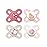 MAM Original Start Matte Baby Pacifiers, Binky for 0-3 Months, BPA-Free Silicone Nipple, Easy to Clean, Best for Newborn Babies, Developed with Medical Experts, 4 Count Binkies with Sterilizer Case