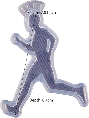 Miniatura 2 de Molde de silicona para hombre y mujer, molde de resina epoxi, molde de fundición de resina para bricolaje, resina UV, manualidades, joyería,