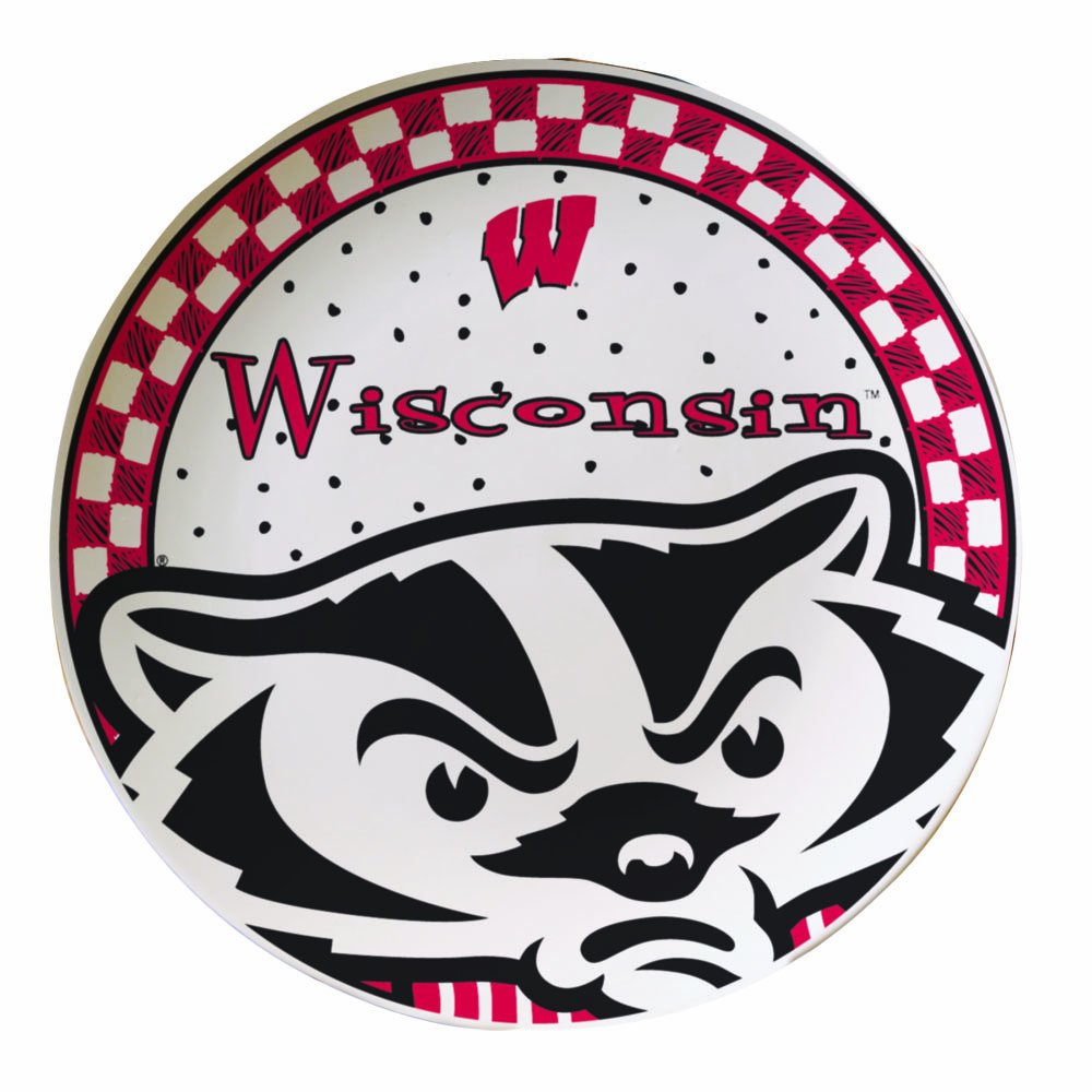 Wisconsin Gameday Ceramic Plate