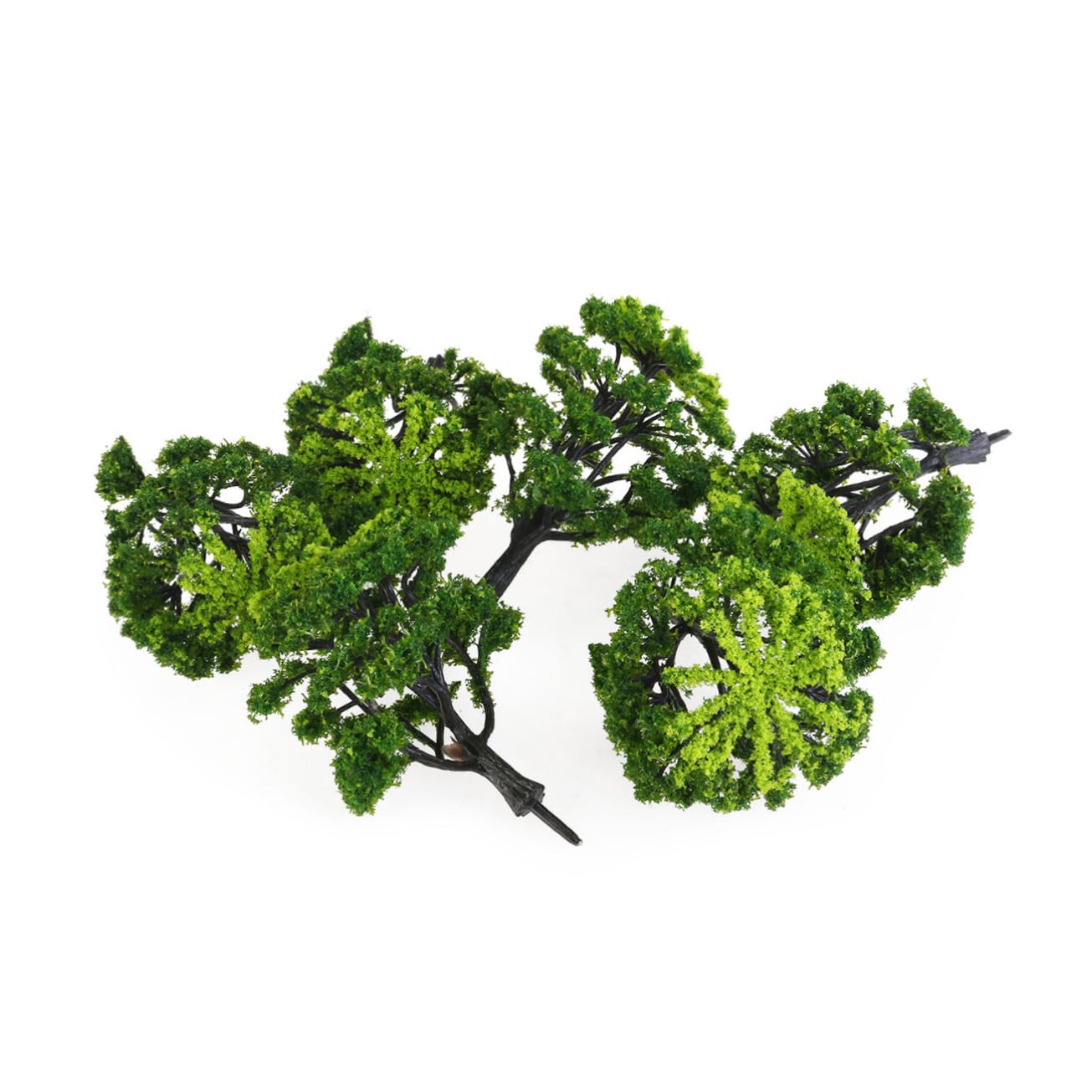 ABOOFAN 3 Set Di Alberi Di Simulazione Per Modellismo Ferroviario in Scala 1:50 Verdi Per Scenari Decorativi 12 Pezzi*3