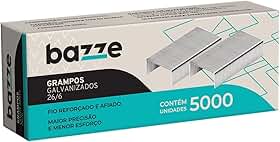 GRAMPO GALVANIZADO BAZZE 26 6 CX 5000UN