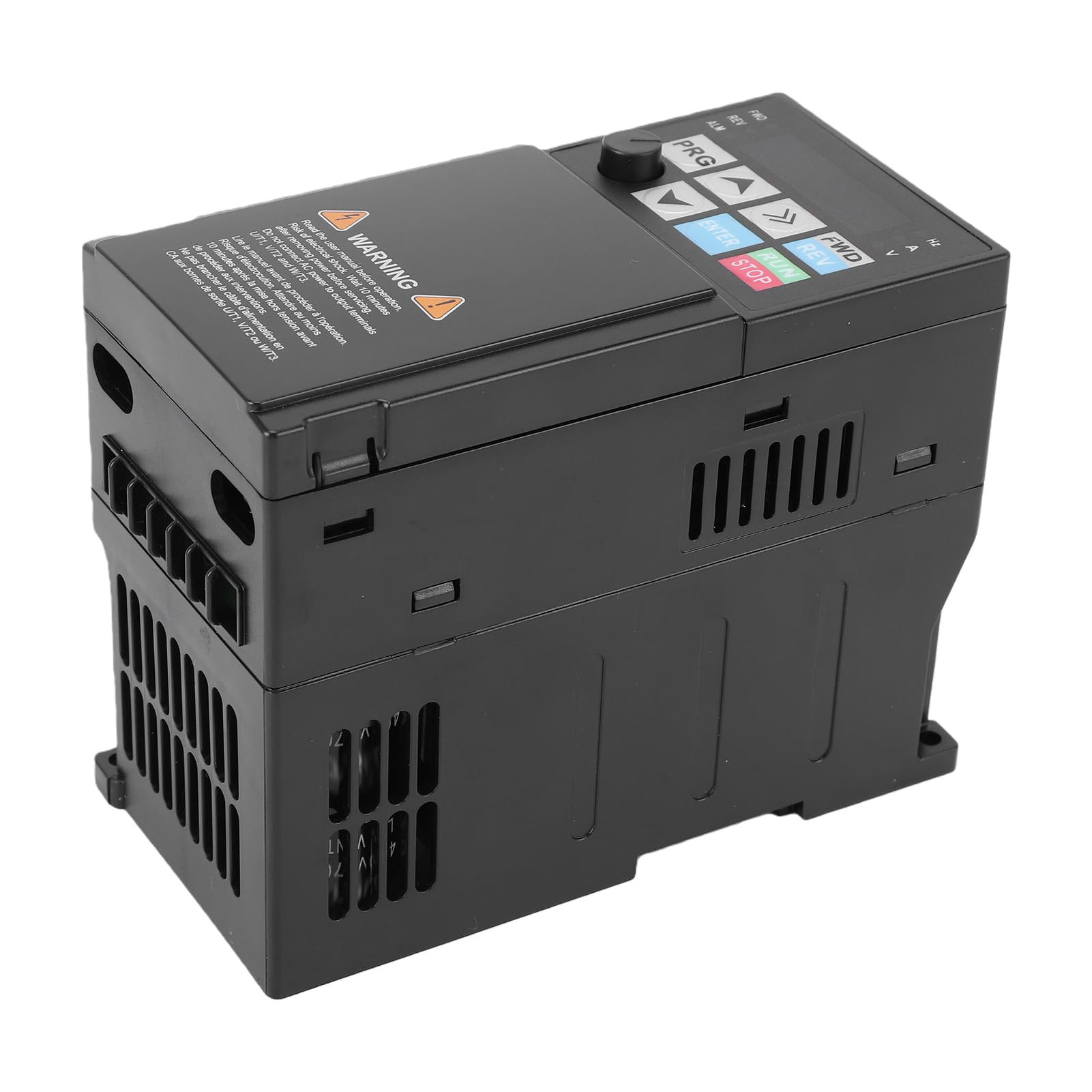 Hyuduo Frequenzumrichter mit Variabler Frequenz, 2,2 KW, Einphasen-zu-3-Phasen-Frequenzumrichter, 220 V, 50–60 Hz, Eingang 220 V, 0–500 Hz, Ausgang 9,6 A für die Motordrehzahlregelung