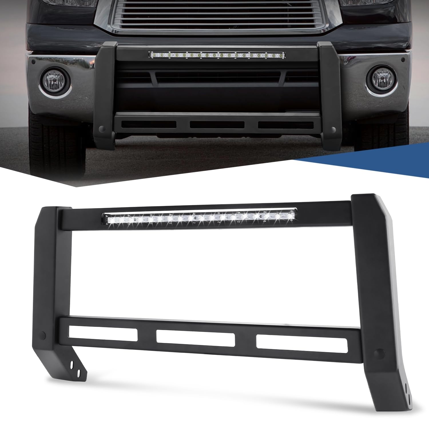 Amazon.com: Auto Dynasty - Front Bumper Modular Bull Bar Brush