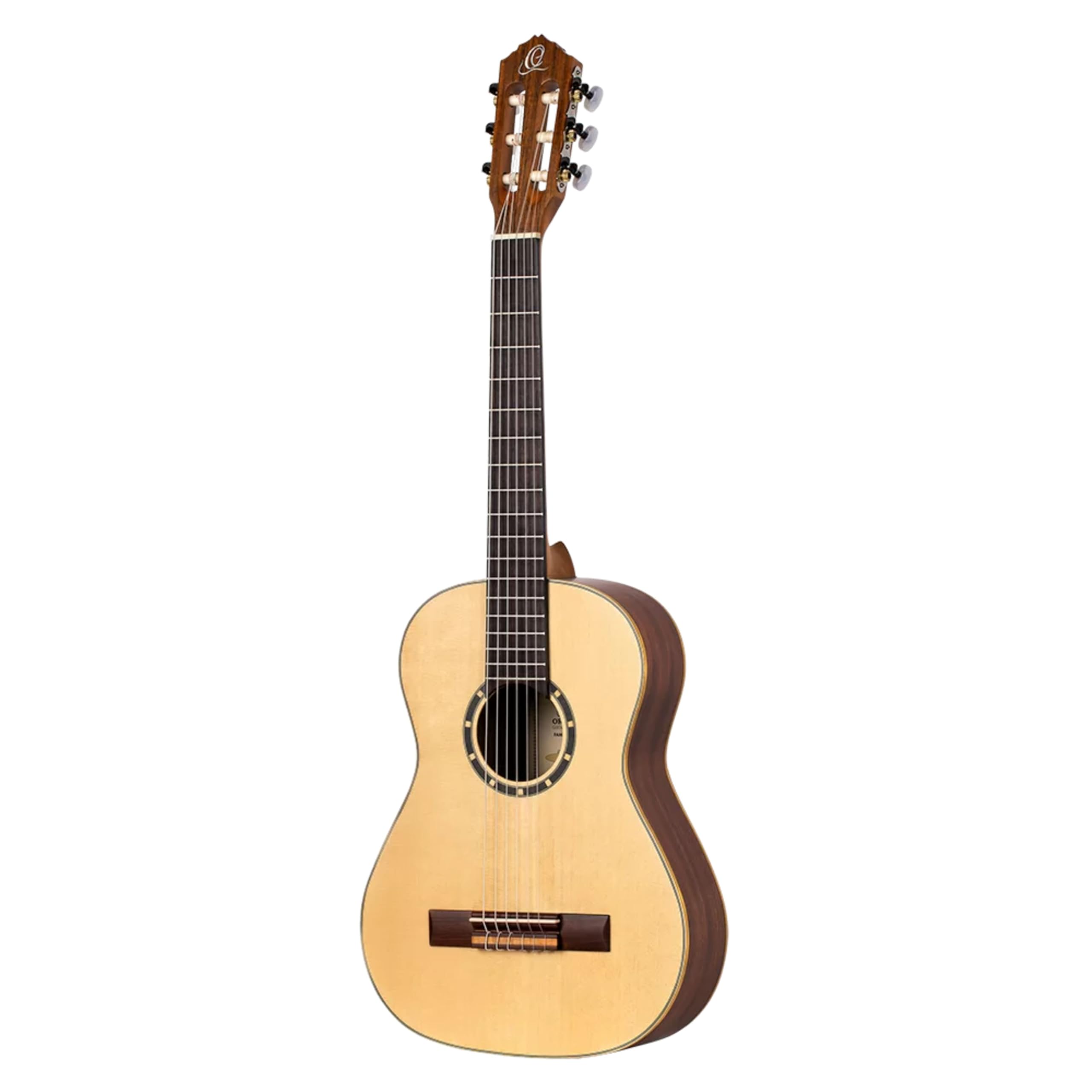 Ortega Guitars Chitarra Concerto Misura 1/2 - Serie Family - include Gig Bag - top in mogano/abete (R121-1/2)
