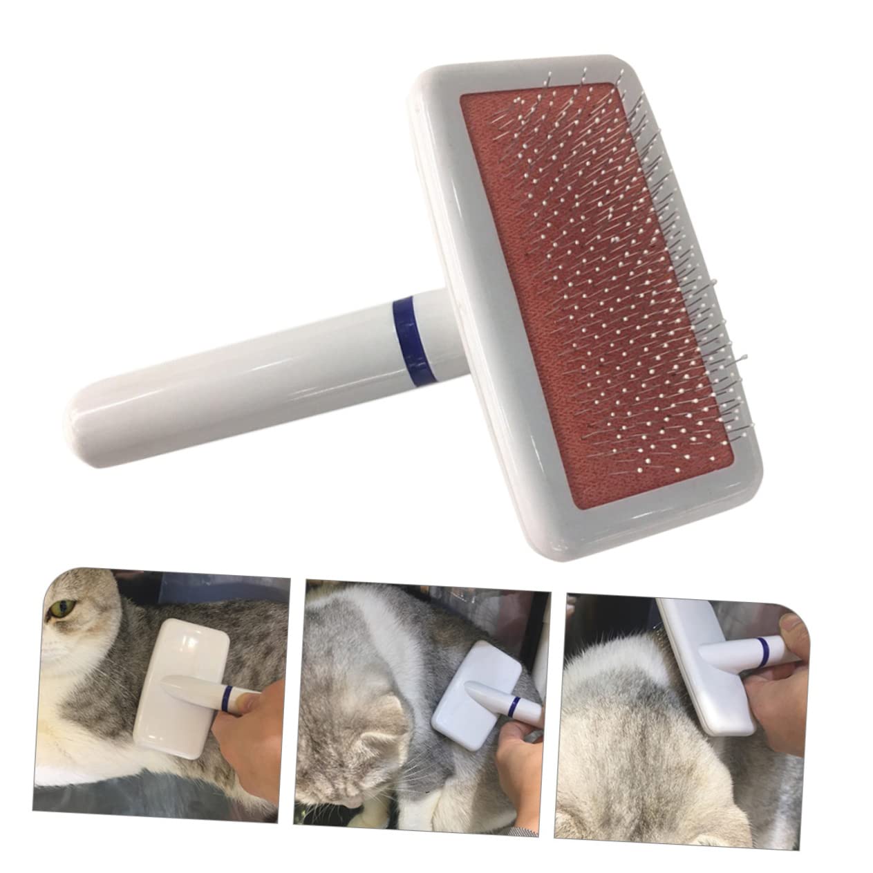 Abaodam Brosse de Toilettage pour Chiens Brosse pour Poils Animaux Accessoire de Toilettage