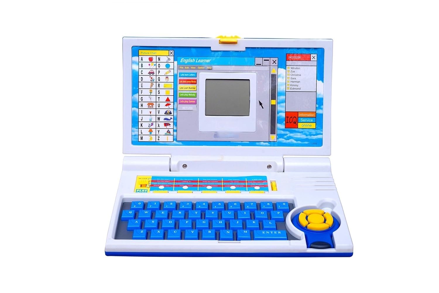 LONGMIRE Kids Laptop - Educational Learning Toy - Learn Alphabet, Words, Math, Music & Play Games 3+ Years Old Blue (B0CW5NXV1C) Amazon Price History, Amazon Price Tracker