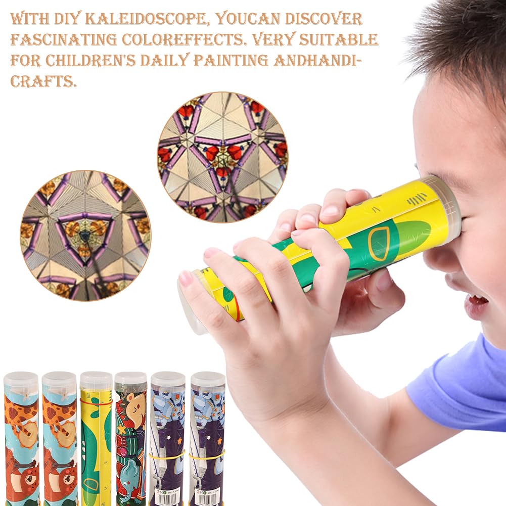Set di 8 caleidoscopio per bambini, caleidoscopio, bomboniere, caleidoscopio, pensierino fai da te, fai da te, fai da te, esperimento di mitbringeo per bambini dai 6 agli 8 anni in su