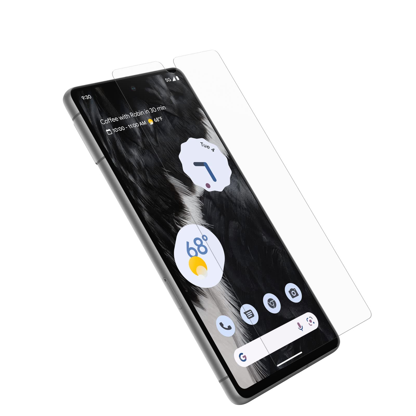 Pellicola protettiva OtterBox Alpha flex per Google Pixel 7, Protezione ultra resistente contro rotture e graffi con trattamento antimicrobico