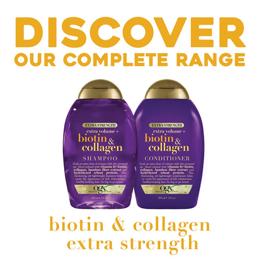 Amazon.com : OGX Thick & Full + Biotin & Collagen Extra Strength