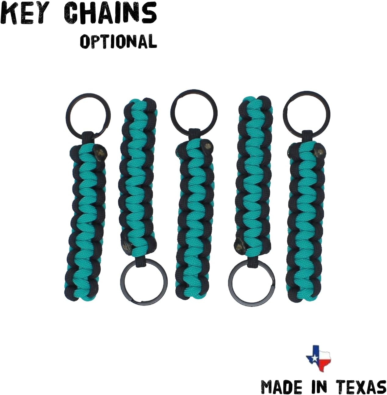 BubbasGarageTv - Paracord Grab Handles for Jeep Wrangler/Gladiator CJ YJ TJ JK JL JT (Turquoise)