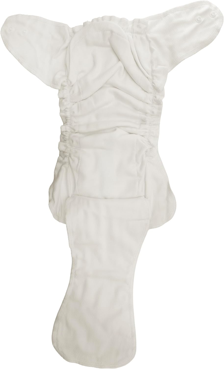 Cozy Cubs Birdseye Fitted Cloth Diaper – 100% Cotton, Snaps, Soft Elastics, Two Sizes (7–30 lbs)