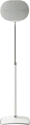 Sanus Soporte de altavoz ajustable en altura para Sonos Era 300 (blanco) - WSSE3A1