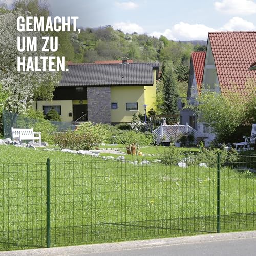 Alberts 614508 Schweißgitter | verschiedene Höhen - wahlweise in verschiedenen Farben | grün | Maschen 12,7 x 12,7 mm | Höhe 50 cm | Länge 5 m