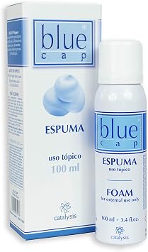 Blue Cap Moisturizing Foam Cream 100 ml - Anti Itching and Redness - Without Cortisone