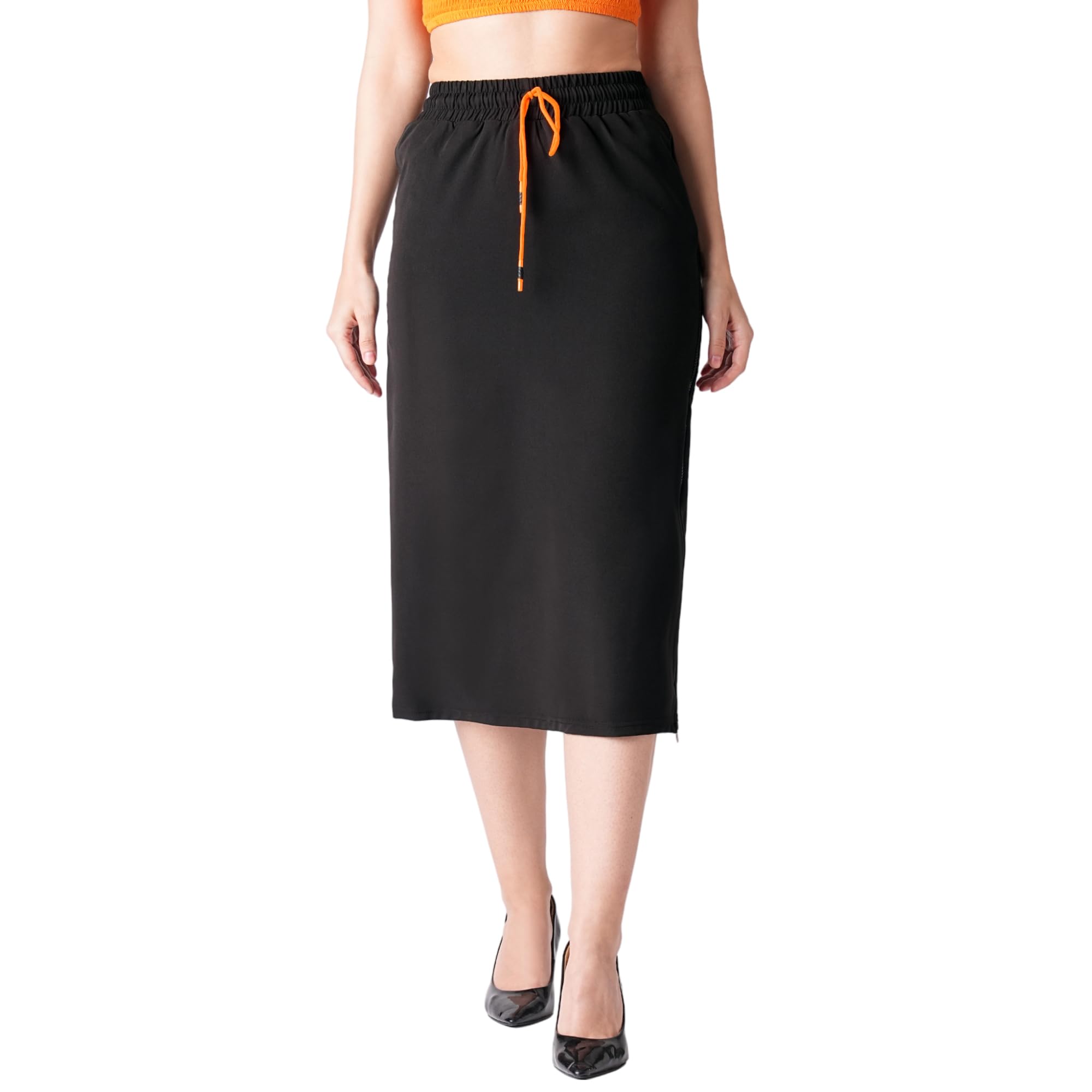 Women Skirt (3641782001_Neon Green_34)-image-49